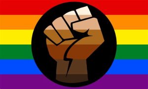 BLM LGBTQ+ flag