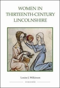 Book cover - women in Thirteenth Century Lincolnshire